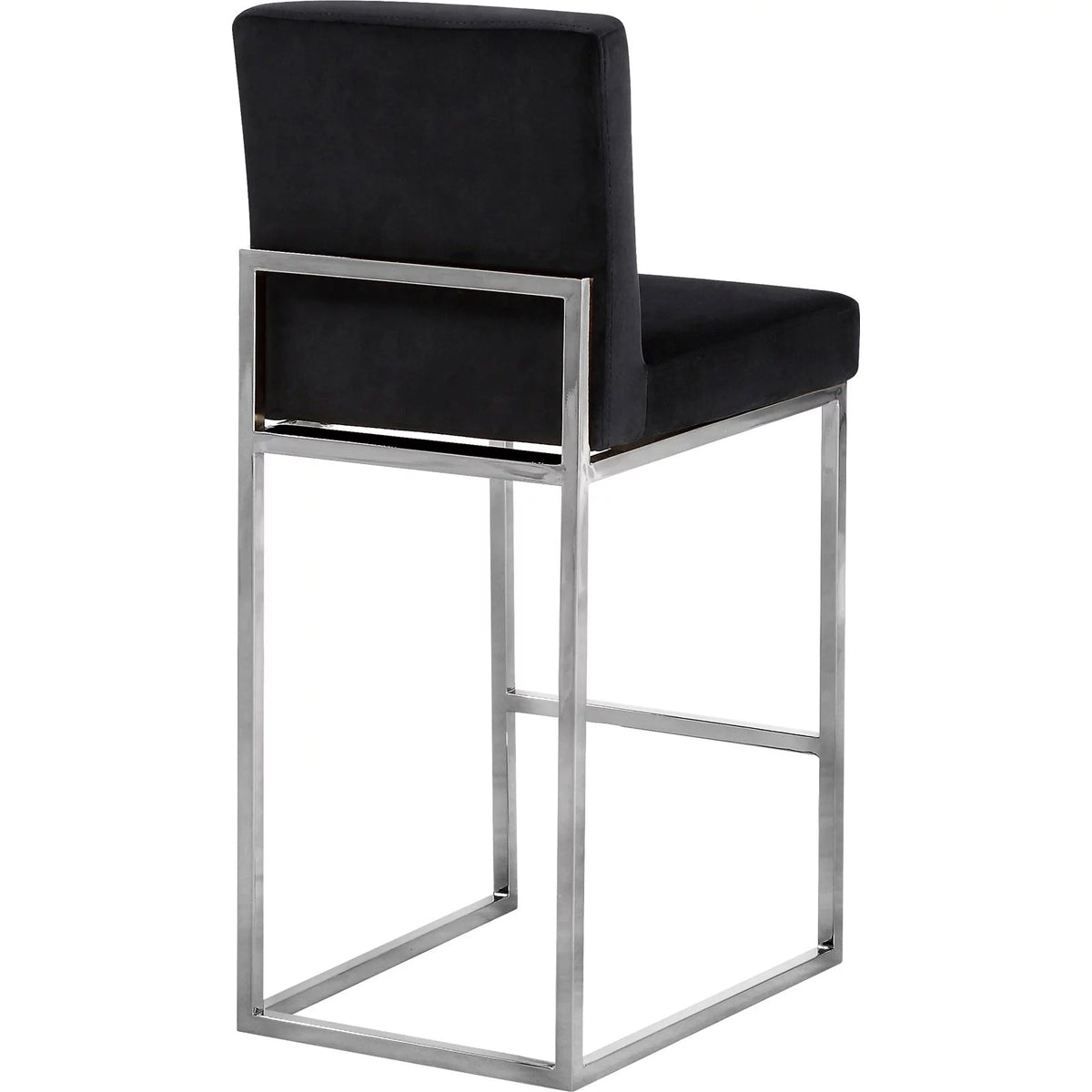 Gray Velvet Counter Stool S346705
