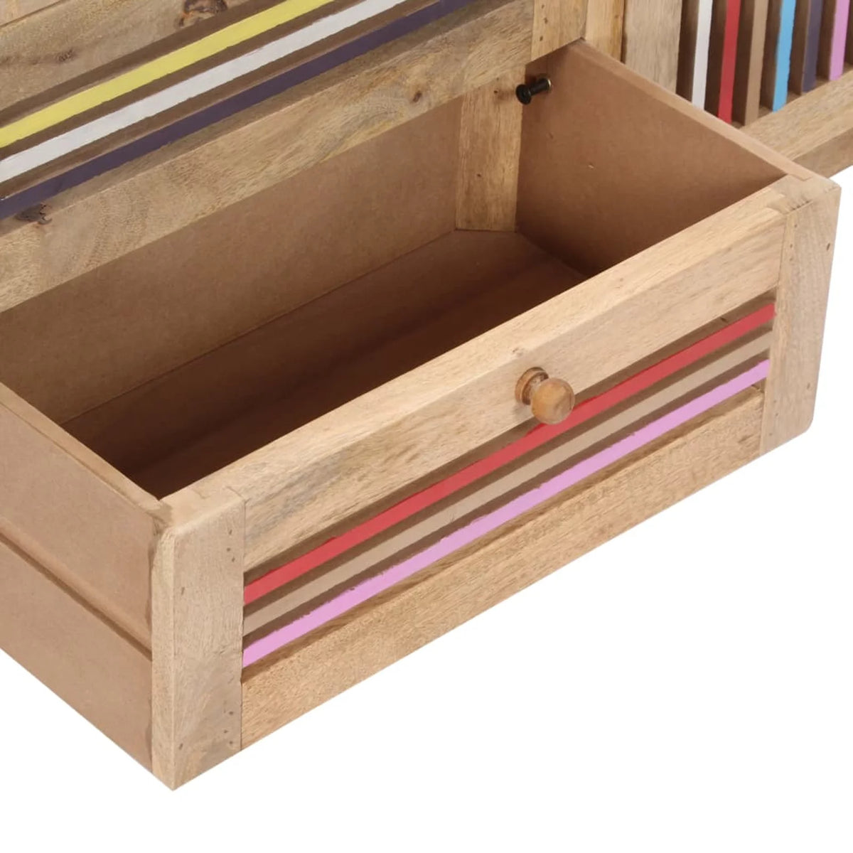 Mango Wood Sideboard with 3 Drawers and 1 Door O290172
